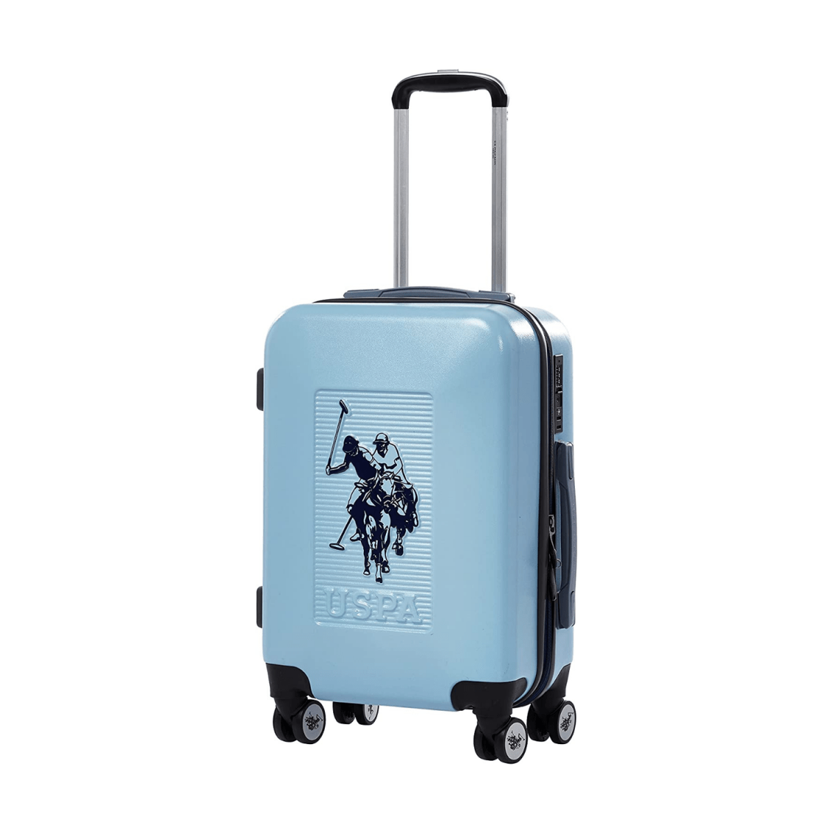 U.S POLO ASSN Hardsuitcase Set of 3 - Sky Blue - MOON - Luggage & Travel Accessories - US POLO